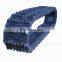 Rubber track for lawn mower undercarriage small rubber track