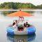 Resort Donuts boat with BBQ grill Resort water game BBQ donuts boat