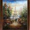 100% Hand-painted oil painting living room decoration abstract floral painting