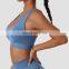 Seamless Cross Back Sports Bras Wholesale Breathable High Impact Quick Dry Yoga Tops