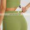 Newest Hot Sexy No Front Seams Peach Hip With Pocket High Waist Gym Yoga Legging Pants Workout Fitness Sports Wear For Women