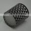 Black Glass Votive Candle Holders With Laser Engraving Design For Home & Wedding