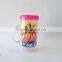 PS Double Wall Hotsale BPA Free Plastic Mason Jar With Handle And Straw