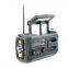 BSG-328 Multifunction Solar Emergency Radio with Power Bank, Hand Crank, 4000/8000mAh Battery, SOS Alarm, Flashlight & iPhone 15 Charging