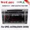 WECARO 2 Din 3G Dvd Gps Radio Pure Android 4.4.4 Car navigation for Opel Astra j 2004 - 2009