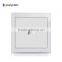 Haiyi White Glass Panel High Crystal 1 Gang Phone Tel Socket