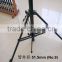 Roll-wrapped glass fiber telescopic pole matched with telescopic tripod