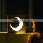 2015 Personalized Custom Gift Moon Wooden LED Light
