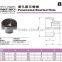 For Vertical Lathe and Metal Lathe Plastic Penetrated Knurled Nuts