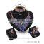 Hot selling Wholesale new arrive Gold Plated 4pcs Bead Necklace Fashion Costume Jewelry Sets