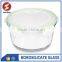 customized round borosilicate container for food storage