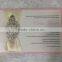 Kraft & Blush pearls Blush and Pink Lace Bridal Religious Invitation with Metallic