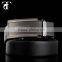 Mens designer cowhide grain leather zip belts