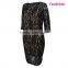 Fashion Sleveless Plus Size Short Fat Women's Evening Dress