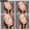 makeup display transparent mannequin heads without face for wigs