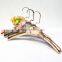 Electroplating gold plastic hanger /fancy clothes hanger