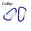 Aluminum Spring Locking Carabiner Snap Hook Hanger Keychain Hiking Camping #FLQ187-5C(Mix-s)