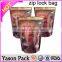 YASON coffee bag with zip lock clothes bag zip up sell well clear plastic zip bags