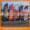 2016 Polyester Feather Flag Promotional usage Advertising exhibition event outdoor Flying Beach Flag banner stand