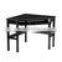 Corner wooden writing desk simply and save space in home high quality table