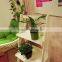 4 tier outdoor garden plastic flower basket stand