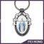 Hot Sale Customized Virgin Mary zinc alloy material digital printed keychains