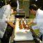 CE approved single head chocolate chips;chocolate enrobing machine