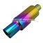 3.5inch outlet Universal Stainless Steel Chrome Exhaust Muffler Pipe for Sale