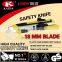 Stationery 18mm Snap Off Blade Plastic with rubber grip handle Twist Lock Utility Knife