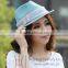 Ladies Small Straw Hats With Sinamay Ornaments For Party / Wedding / Trip