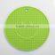 Eco-freindly smile face non-stick silicon cooking trivet