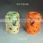 2016 new ceramic lantern and candle holder with handle