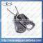 cool custom men engraved brushed stainless steel dog tag                        
                                                Quality Choice