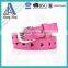 Fashion shinny pu belt for women dress lady garment patent belts