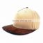 Leisure man and woman flat brim corduroy snapback hat wholesale cap