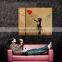POP77 Kids room wall sticker banksy art
