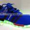 Flyknit material led light sneaker for men and women cheap price own-designed