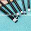 6pcs professional portable makeup eyeliner eyeshadow cosmetic brush set tool kit