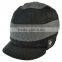 colorful high quality wholesale cap with visor promotional cheap oem knitting cap