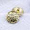 fineness shank metal button for high end garment