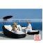 modern Outdoor Rattan Wicker Lounge Chair,Wicker Sunbed,Used Hotel Pool Furniture