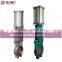 Metal seat pneumatic knife gate valve