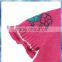 100% acrylic pink half sleeves knitted children poncho sweater