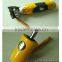 yellow flower 3 fold automatic lady umbrella with lace pouch