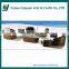 Grey PE Rattan Waterproof Hot Sell Garden Set Furniture Outdoor
