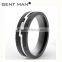 Top quality face etched design stainless steel men ring jewelry tungsten carbide finger ring