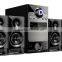 China supply home theatre good bass 5.1 ch vibration speaker system