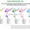 3 brightness adjustable goose neck LED pen holder table lamp