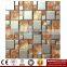 IMARK Electroplated Crystal Glass Mosaic Tiles Mix Marble Mosaic Tiles for Wall Decoration Code IXGM8-081