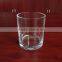 cylinder shape high white glass 350ml glass cup candle